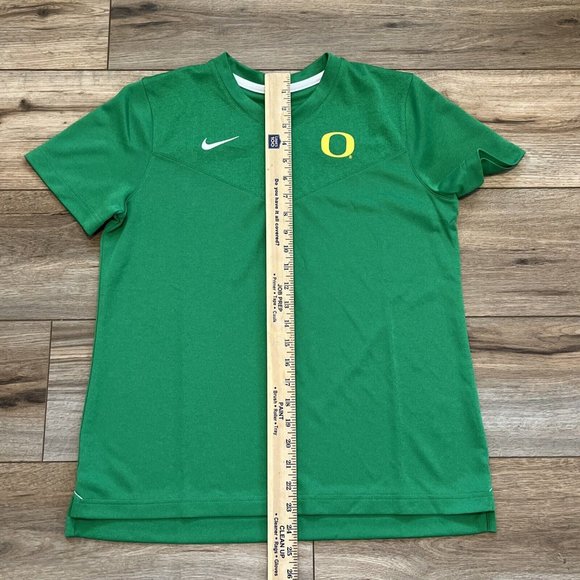 Women's Nike Sideline Shirt SZ Medium Green Oregon Ducks Football Jersey - Picture 3 of 9